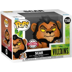 Funko Pop! Disney: Villanos - Figura exclusiva de la cicatriz del Rey León #1144 - Imagen 1 de 2