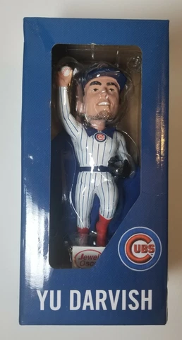 NEW Chicago Cubs YU DARVISH Bobblehead "Super-Yu" Season Ticket Holder Gift RARE Cover
