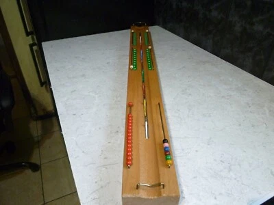 VINTAGE SNOOKER CUE 147 TABLE TOP GAME SKILL PRATICE TRAINER GAME BRIBEK PRODUCT - Image 1 of 4