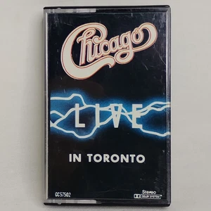 Vintage Chicago Live In Toronto Cassette 1984 Release Classic Rock & Roll Band - Picture 1 of 11