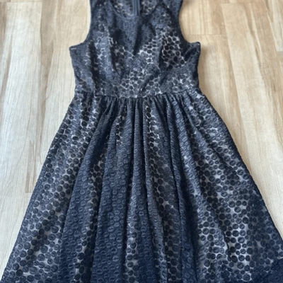 Vestido Anthropology Plenty by Tracy Reese negro a lunares Foto 1 de 4