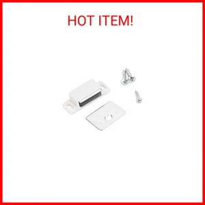 Shutter Hardware 50631-R Box of 10-15lb Single Magnetic Catch White/zinc Retail - Picture 1 of 1