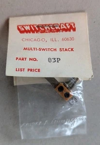 Vintage switchcraft switch stack for Littel multi-switches part No. 83P SPDT NOS - Bild 1 von 8