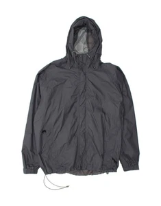 L.L.BEAN Mens Hooded Rain Jacket UK 42 XL Grey Nylon DD38 - Picture 1 of 3
