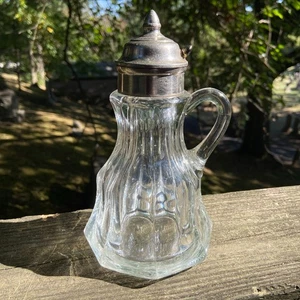 Antique Victorian Heisey EAPG Peerless / No. 300 Pressed Glass Syrup Pitcher - Picture 1 of 10