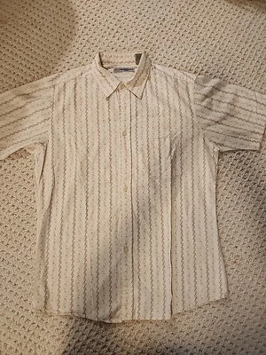 Рубашка мужская Anchor синяя с коротким рукавом кремовый размер с карманом размер M - Изображение 1 из 4