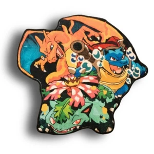 Pokémon Evolution Starters Rug 23" Charizard Blastoise Venusaur Carpet Mat  - Picture 1 of 8