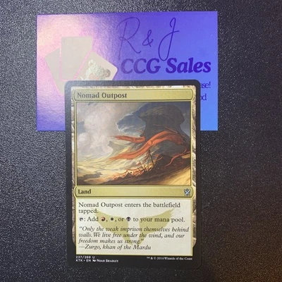 MTG - Nomad Outpost - Khans of Tarkir - Near Mint - Image 1 of 2