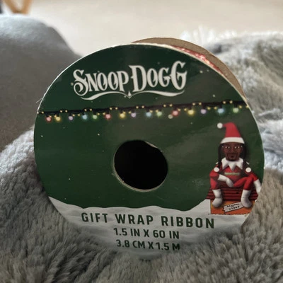 1 Snoop Dogg Gift Wrap Ribbon 1.5" Inch X 60" Inch Snoop on The Stoop NEW - Image 1 of 3