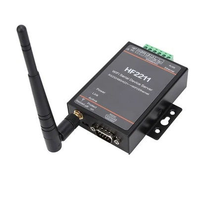 HF2211 Serial Server RS232/485/422 To WiFi & Ethernet DTU Network - Image 1 of 4