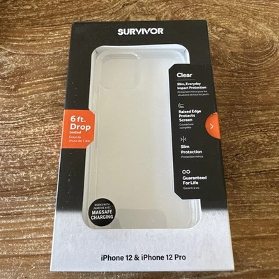 SURVIVOR CASE FOR IPHONE 12 /12 PRO CLEAR - Image 1 of 3