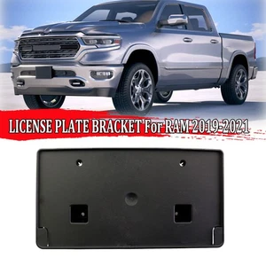 Fit For 2019-2022 Ram 2500 3500 4500 5500 License Plate Bracket 68362197AA Black - Picture 1 of 9