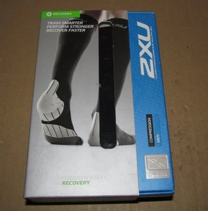 2XU Men's Compression Socks for Recovery Size Large 11-14 Black MA2440e - Picture 1 of 2