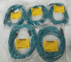 (NUEVO) Juego de cables Ethernet Turck M12 RSCV RJ45 842-6M U-50445 - Imagen 1 de 3