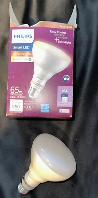 PHILIPS WIZ Warm Cool BR30 65W Equivalent Dimmable SMART LED LIGHT BULB - Image 1 of 4