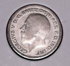 1929 Great Britain ~ Six 6 Pence Silver Coin ~ George V ~ *N502