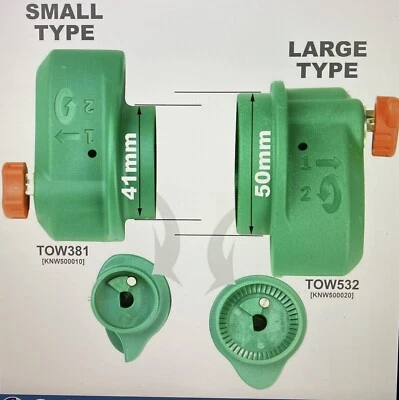 LAND ROVER LR3 LR4 RR SPORT TOW TRAILER HITCH RECEIVER LOCK SMALL TYPE KNW500010 - Image 1 of 4