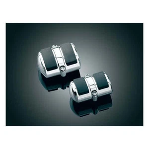 Kuryakyn Moto Motorcycle Motorbike Shift & Brake Pedal Pad Cover Chrome - Picture 1 of 1