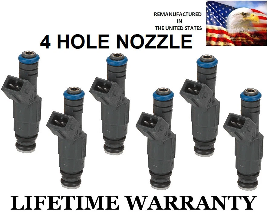 6X Inyectores de combustible mejorados para Dodge Dakota B150 B250 D150 D250 W150 3,9 L V6 Foto 1 de 1