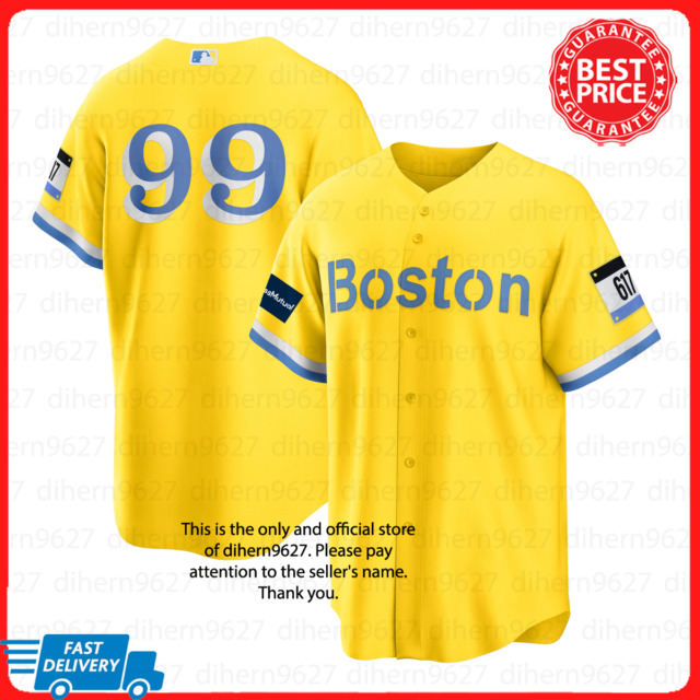 MLB Boston Red Sox City Connect Men's Replica Baseball Jersey