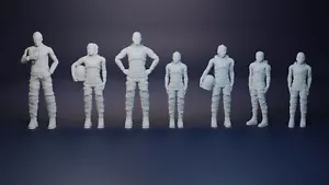 Lost in Space Netflix THE ROBINSONS Figures Dr Smith Don Lunar Moebius + ROBOT - Picture 1 of 3