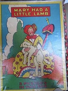 MILTON BRADLEY - 1950's - 8 JIGSAW PUZZLES (2 IN A BOX) - Picture 1 of 12