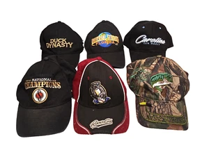 Lote Mixto De 6 Gorras De Béisbol Ajustables Vintage Años 90 Caja De Agarre - Imagen 1 de 18