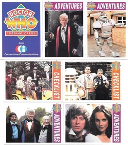 Doctor Who Serie 1 Tarjeta Coleccionable Singles Cornerstone 1994 NUEVA TARJETA TU ELIGES - Imagen 1 de 87