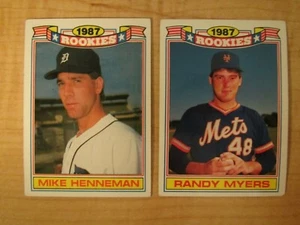 1988 Topps 1987 Rookies Commemorative Set Lot of 2 - Picture 1 of 2