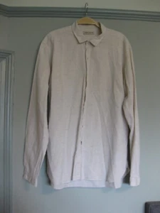 Oliver Spencer Shirt Off White with Flecks Size 17/43 - Picture 1 of 5