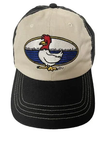 Sombrero de camionero nuevo sin etiquetas emblema de pollo sin marca. - Imagen 1 de 4
