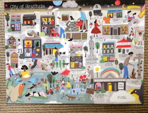 Puzzle GALISON 1000 pezzi. "CITTÀ DELLA GRATITUDINE" COMPLETATO 1 VOLTA - Foto 1 di 6