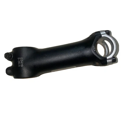 Bicycle bike stem 110mm +/-7 degree 25.4mm 1 1/8th” Black, Bolts Included - Image 1 of 4