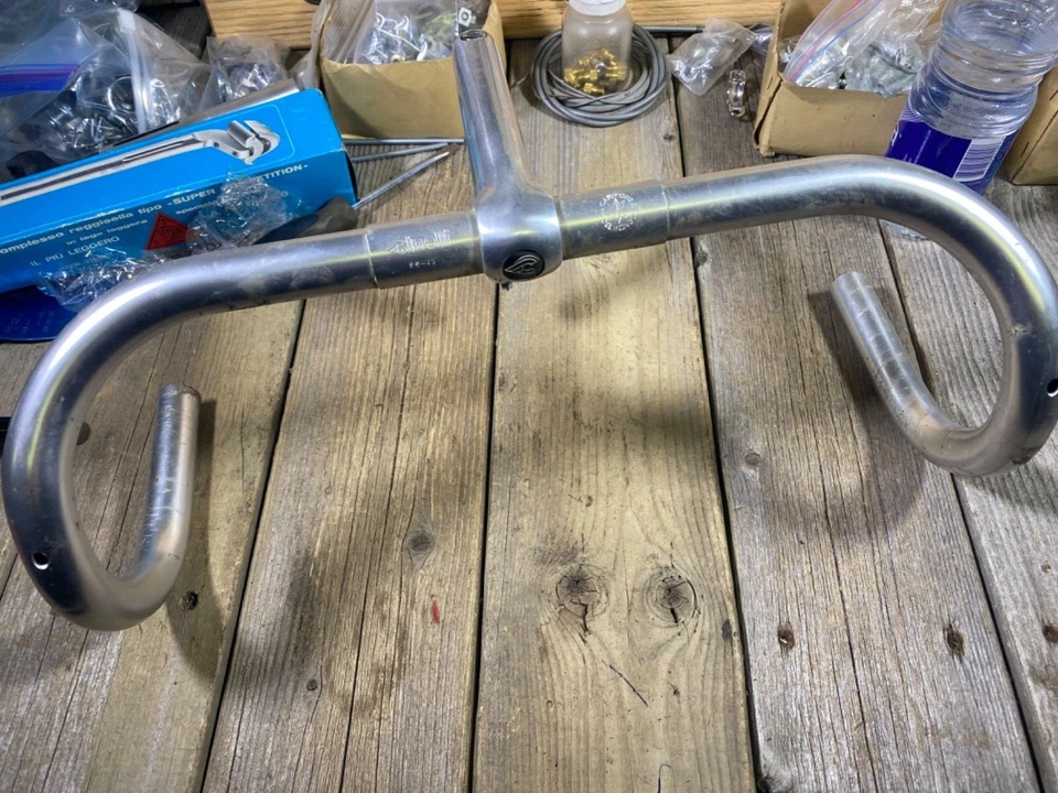 Manillar Cinelli Barras Cinelli Qill Vástago Cuña 66-42 420mm Pluma 115mm Foto 1 de 4