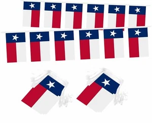 2 Packs Texas Mini Flag Banner String State of Texas Small Miniature Hanging ... - Picture 1 of 7