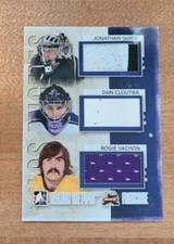 2011-12 ITG BETWEEN THE PIPES FRANCHISE LA KINGS QUICK/ CLOUTIER/ VACHON  /19