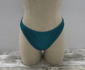 Shade & Shore Ribbed Hipster Bikini Swimsuit Bottom - Waterfall Blue: XL 16-18 - Picture 1 of 9