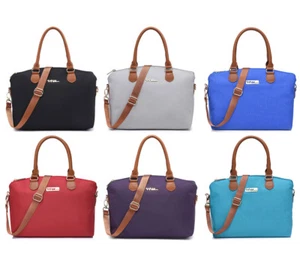 Borsa a mano resistente all'acqua in nylon manico superiore NNEE con tasche multiple - Foto 1 di 11