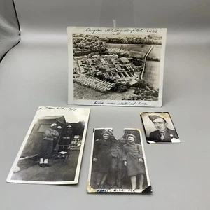 Foto aerea d'epoca ospedale militare Cowglen seconda guerra mondiale e alcune istantanee  - Foto 1 di 8