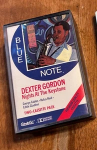 1985 Dexter Gordon - Nights At The Keystone - BLUE NOTE Cassette Double Album - Picture 1 of 5