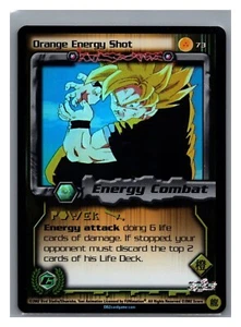 1x DBZ CCG ORANGE ENERGY SHOT 73 HOLO FOIL CELL GIOCHI DRAGON BALL Z LIMITED - Foto 1 di 1