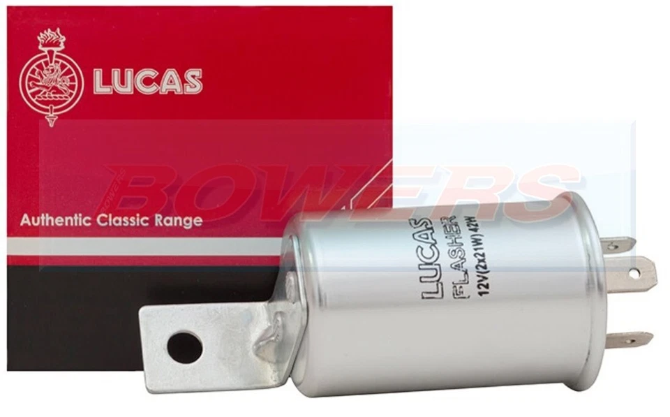 Lucas 12V 42W Watt 3 Pin Flasher Unit Relay FL5 Classic Car Jaguar MG - SFB105