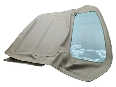 Fits: Fiat 124 CS2 1979-82 Soft Top & Window Made From CREME Vinyl - Image 1 of 3