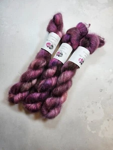 Hand Gefärbt Kinder Mohair Seide Garn , Spitze Gewicht, 50g, Hug - Bild 1 von 4