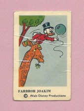 1963 Dutch Gum Card Disney Unnumbered Scrooge McDuck (2)