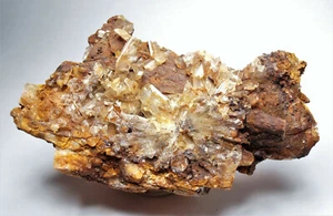Barite on Quartz - Barite Hill Gold Mine , SC - 4 1/2 inches - Picture 1 of 3