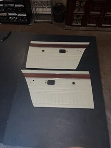 1974 Mopar A Body 4 Door Rear Door Panels Dart Valiant 72 73 74 75 76 ?? NICE! - Picture 1 of 24