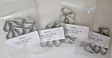 40 pcs Loos Wire Rope Thimble - Cold Rolled - 3/64" to 3/32" ZP - AN100-3