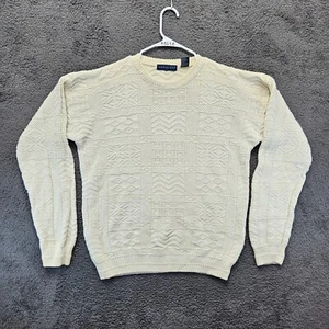Northern Isles Pullover Damen Large Elfenbein Struktur Rundhals Pullover - Bild 1 von 9
