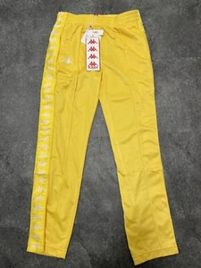 Kappa 222 Banda Astoria Slim Youth Pants - Yellow - Size YXXL (14 Years/164cm) - Picture 1 of 8